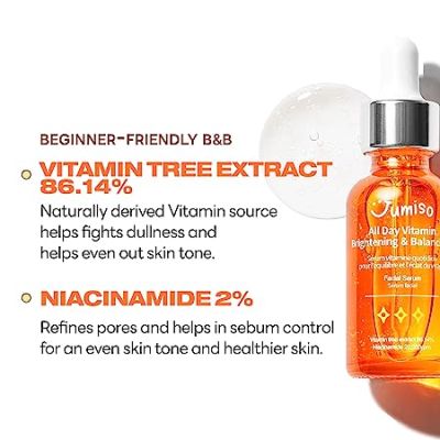 Jumiso: All Day Vitamin Brightening & Balancing Facial Serum - 30ml