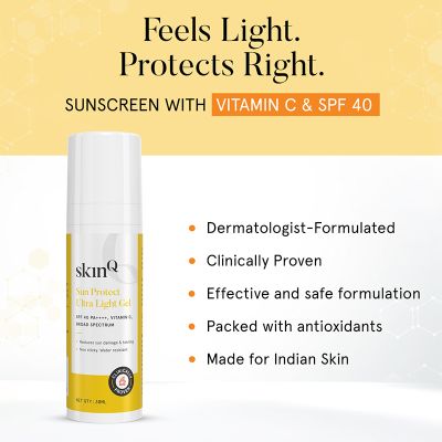 SkinQ: Sun Protect Ultra Light Gel - 30ml