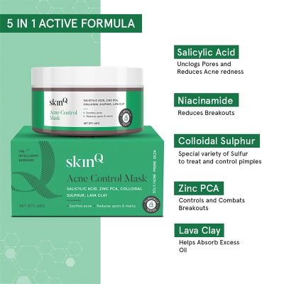 SkinQ: Acne Control Mask - 60gm