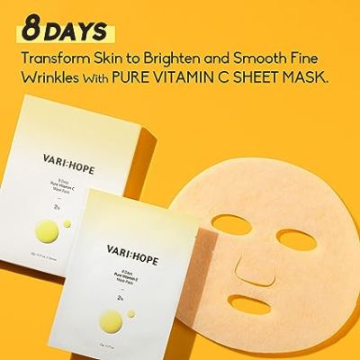 VariHope: 8 Days Brightening Mask With Pure Vitamin C - 5 Sheets
