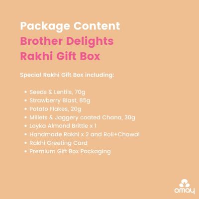Omay Foods: Brother's Delights Rakhi Gift Box