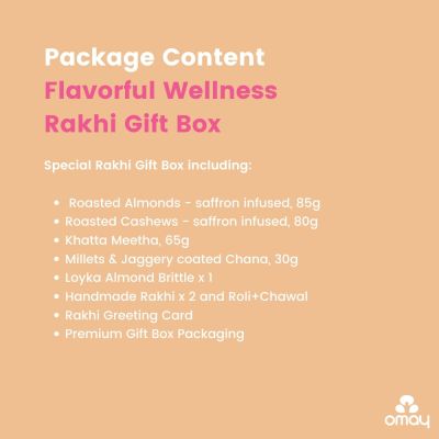 Omay Foods: Flavorful Wellness Rakhi Gift Box