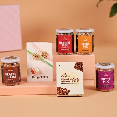Omay Foods: Nourishing Treats Rakhi Gift Box