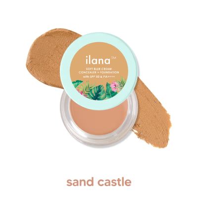 ilana: Soft Blur Cream Concealer & Foundation with SPF 50 - Sand Castle- 5gm