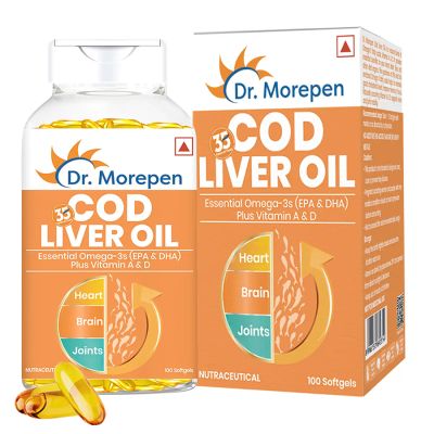 Dr. Morepen: COD Liver Oil Capsules - 100 Capsules
