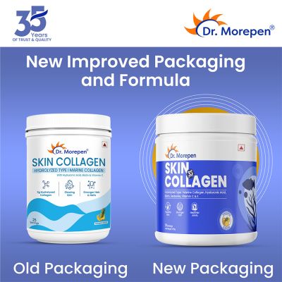 Dr. Morepen: Marine Skin Collagen Protein Pineapple 250 Gms (Jar)