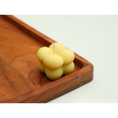 The Umbrella Store: Mini Bubble Candle | Yellow