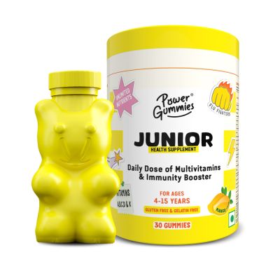 Power Gummies: Junior Multivitamin & Immunity Booster for Kids - Mango - 30 Gummies