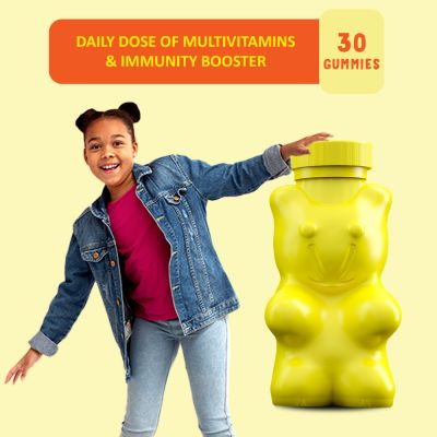 Power Gummies: Junior Multivitamin & Immunity Booster for Kids - Mango - 30 Gummies