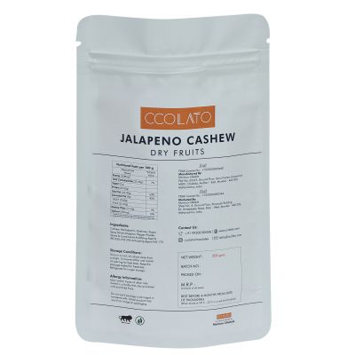 CCOLATO: Jalapeno Cashew - 200gm