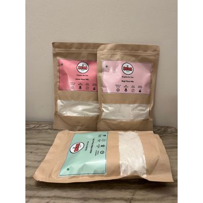 BCOS Foods: Multi Millet - Jowar & Ragi Flour Mix Combo - 500gm each
