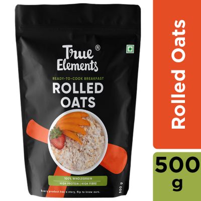 True Elements: Rolled Oats Gluten Free - 500 gm