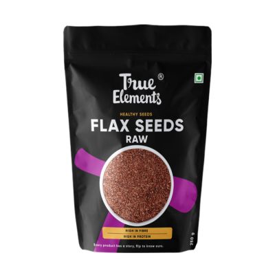 True Elements: Raw Flax Seeds - 250 gm
