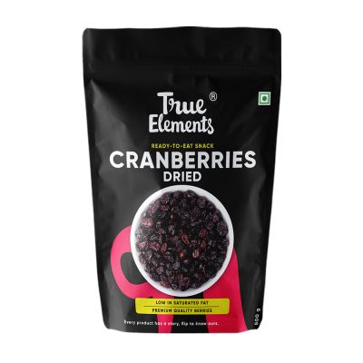 True Elements: Dried Whole Cranberries - 500 gm