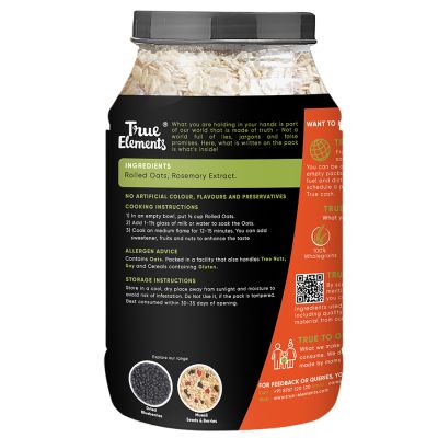 True Elements: Rolled Oats 1.2kg