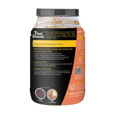 True Elements: Steel Cut Oats Gluten Free 2kg