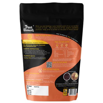 True Elements: Steel Cut Oats Gluten Free 1kg