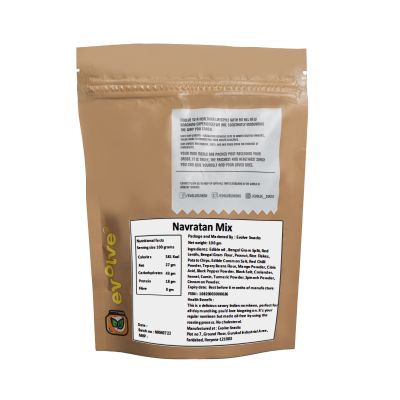 EVOLVE SNACKS: Vacuum Fried- Navratan Mix Namkeen - Pack of 3