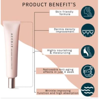 Accoje: Anti Aging Wrinkle Corrector - 30ml