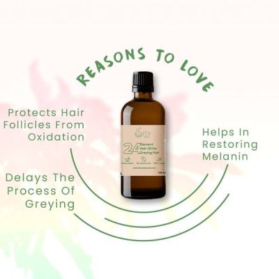 Foy Naturals: 24 Element Oil for Greying Hair - 100ml