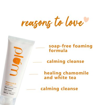 Plum: Plum Chamomile & White Tea SkinRevival Face Wash