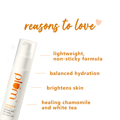 Plum: Chamomile & White Tea Day Cream - 45gm