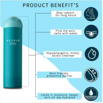 Accoje: Hydrating Aqua Lotion - 130ml