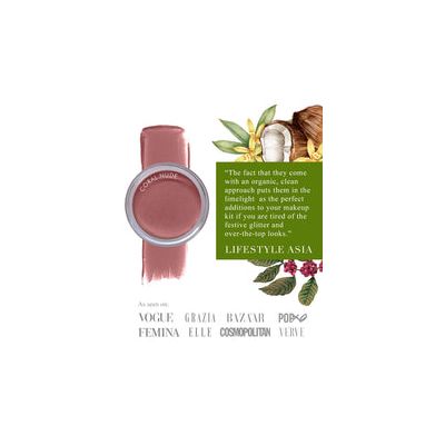 Daughter Earth: Nude Lip & Cheek Tint-Coral Nude - 4.5gm