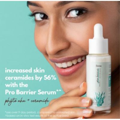 ilana: Pro Barrier: Phyto AHA-BHA + Ceramide Restore Serum- 30ml