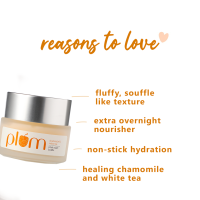 Plum: Chamomile & White Tea Night Souffle - 50gm