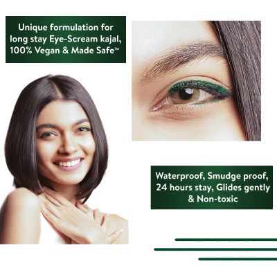 Belora: Belora Paris Eye-Scream Kajal Royal Green - Longstay Smudgeproof Matte DeeplyPigmented - 0.3 gm