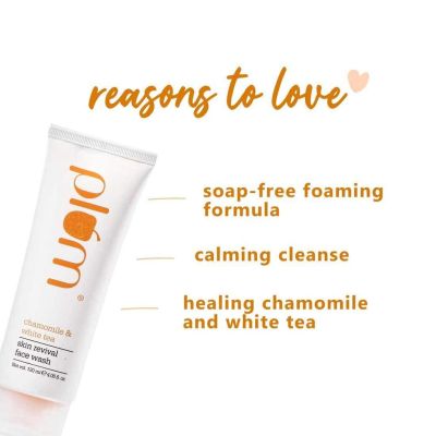 Plum: Plum Chamomile & White Tea SkinRevival Face Wash