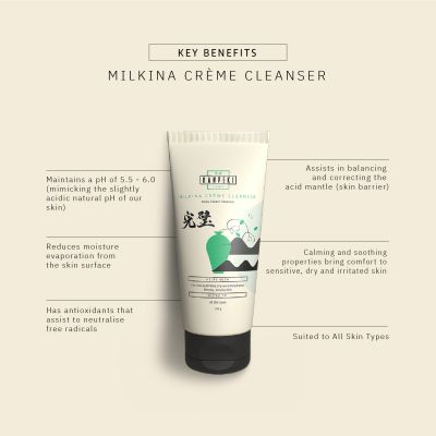 Kanpeki: Milkina Creme Facial Wash - 100gm