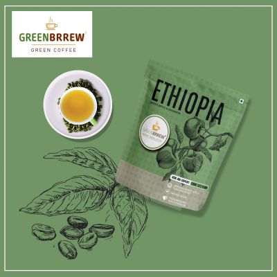 Greenbrrew: Instant Green Coffee - Green Apple & Cinnamon - 20 Sachets