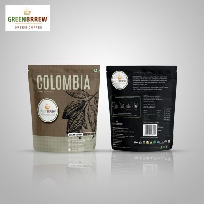Greenbrrew: Instant Green Coffee - Dark Chocolate - 20 Sachets