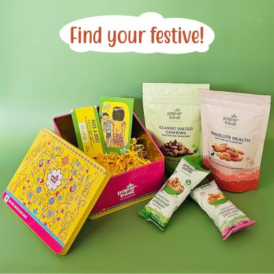 Paper Boat: Premium Collection Dry Fruit Gift Box - 260gm