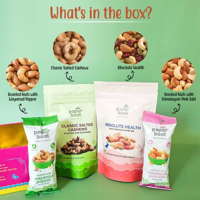Paper Boat: Premium Collection Dry Fruit Gift Box - 260gm
