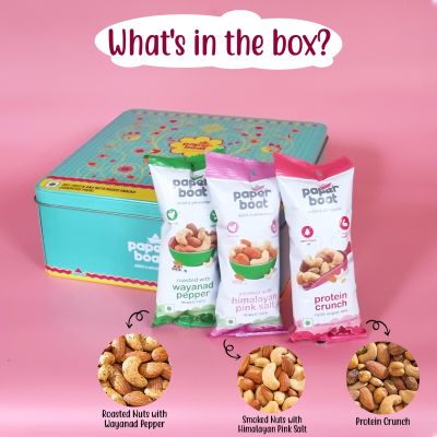Paper Boat: Signature Collection Dry Fruits Gift Box - 590gm