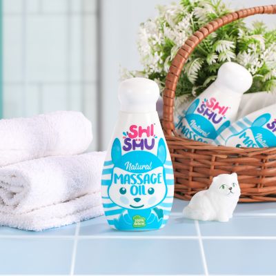 Shishu: 100% Natural Soothing Baby Masaage oil with Velvet Flower Extract - 200 ml