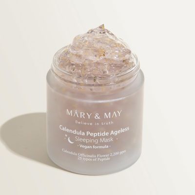 Mary&May: Calendula Peptide Ageless Sleeping Mask - 110gm Mary&May: Calendula Peptide Ageless Sleeping Mask - 110gm