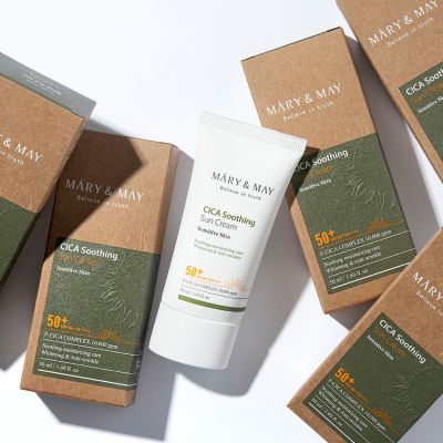 Mary&May: Cica Soothing Sun Cream SPF50+ Pa++++ - 50ml