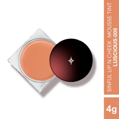 Colorbar: Sinful Lip N Cheek Mousse Tint Luscious 009 - 4gm