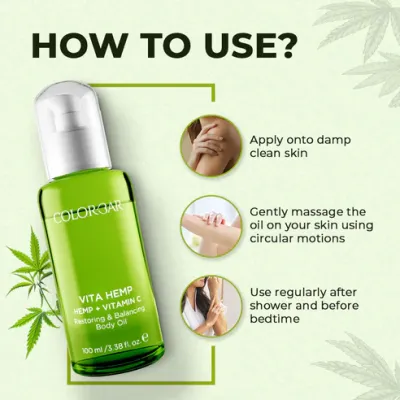 Colorbar: Vita Hemp Restoring & Balancing Body Oil - 100ml