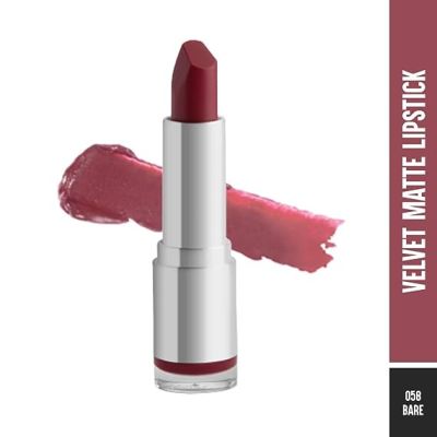 Colorbar: Velvet Matte Lipstick Bare 058 - 4.2gm