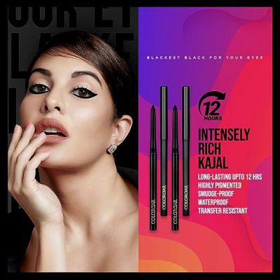 Colorbar: Intensely Rich  Kajal-Duo Creatively Black 001 - 1.30 gm each