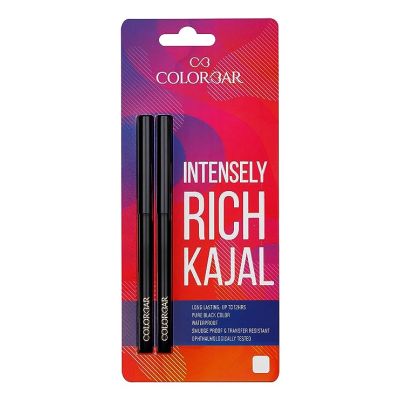 Colorbar: Intensely Rich  Kajal-Duo Creatively Black 001 - 1.30 gm each