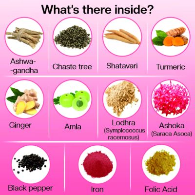 The Co Being: Happy Cycles Menstrual Capsule - 60 Capsules