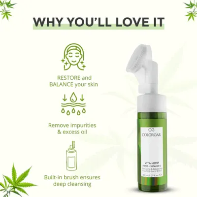 Colorbar: Vita Hemp + Vitamin C Restoring & Balancing Foaming Face Wash - 150ml