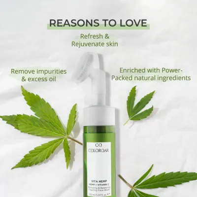 Colorbar: Vita Hemp + Vitamin C Restoring & Balancing Foaming Face Wash - 150ml