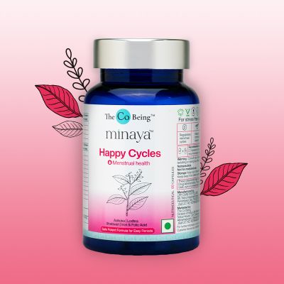 The Co Being: Happy Cycles Menstrual Capsule - 60 Capsules